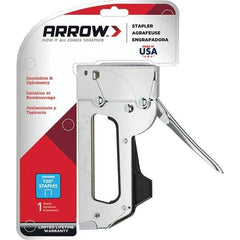 Arrow - Manual Staple Gun - Chrome Plated Steel - Benchmark Tooling