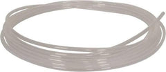 Parker - 1/2" ID x 9/16" OD, 1/32" Wall Thickness, 50' Long, PTFE FEP Tube - Natural, 65 Max psi - Benchmark Tooling