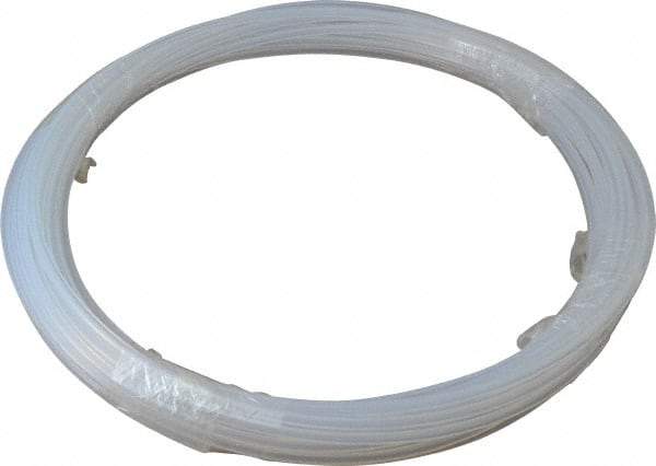 Parker - 1/8" ID x 1/4" OD, 1/16" Wall Thickness, 50' Long, PTFE PFA Tube - Natural, 375 Max psi - Benchmark Tooling