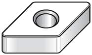 Kennametal - DNMA433 T0820 Grade KY3500 Ceramic Turning Insert - Uncoated, 55° Diamond, 1/2" Inscr Circle, 3/16" Thick, 3/64" Corner Radius - Benchmark Tooling