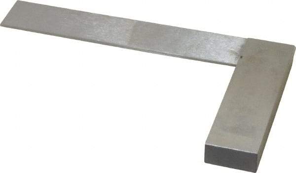 SPI - 4" Blade Length, 3" Base Length Spring Steel Square - 0.0006" (Parallel) & 0.0012" (Square) Accuracy - Benchmark Tooling