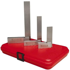 SPI - 3 Piece, 2, 3, 4 Inch Base Length, 2, 4, 6 Inch Blade Length, Square Set - Benchmark Tooling