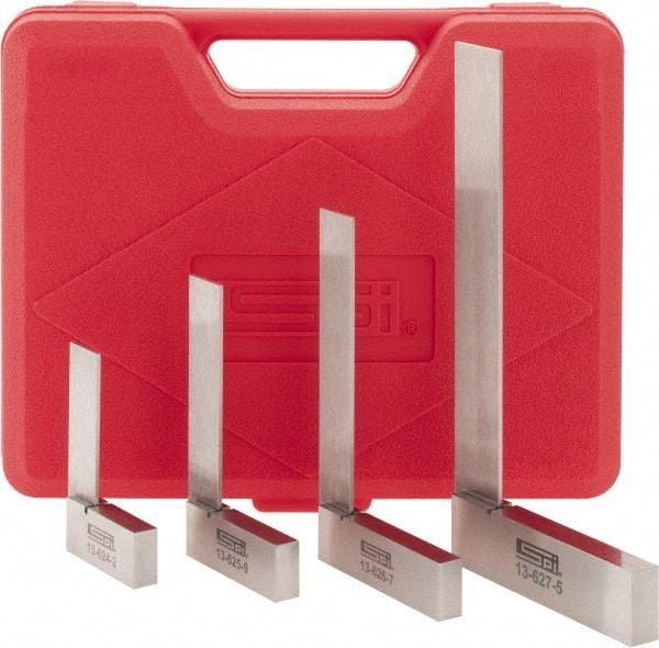 SPI - 4 Piece, 2, 2-1/2, 3, 4 Inch Base Length, 2, 3, 4, 6 Inch Blade Length, Square Set - Benchmark Tooling