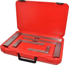 SPI - 4 Piece, 3, 4, 5-1/2, 7-1/2 Inch Base Length, 4, 6, 9, 12 Inch Blade Length, Square Set - Benchmark Tooling