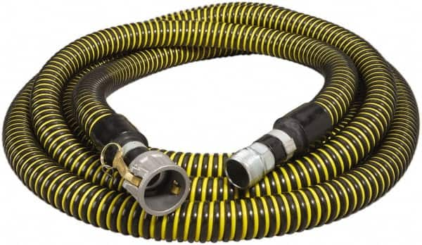 Alliance Hose & Rubber - -40 to 140°F, 3" Inside x 4.06" Outside Diam, Polyethylene Liquid Suction & Discharge Hose - Benchmark Tooling