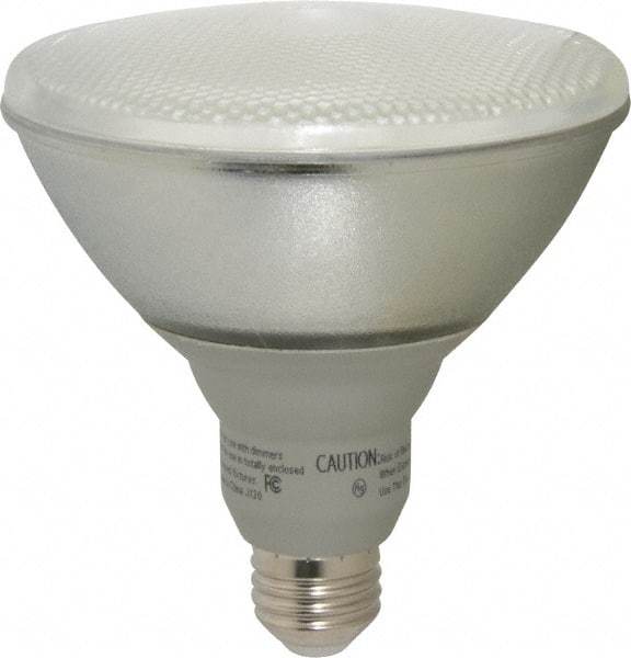 Value Collection - 23 Watt Fluorescent Flood/Spot Medium Screw Lamp - 2,700°K Color Temp, 100 Lumens, PAR38, 10,000 hr Avg Life - Benchmark Tooling