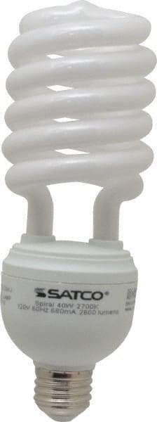 Value Collection - 40 Watt Fluorescent Residential/Office Medium Screw Lamp - 2,700°K Color Temp, 2,600 Lumens, T4, 10,000 hr Avg Life - Benchmark Tooling