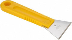 Olfa - Stainless Steel 1-Edge Scraper - 1-1/4" Blade Width x 2-21/64" Blade Length, 6-5/16" Long Handle - Benchmark Tooling