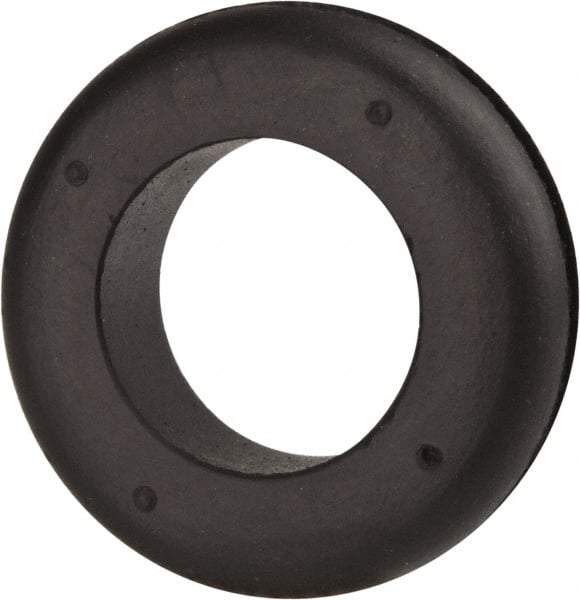 Made in USA - 1-3/4" OD, 1/2" Thick Military Specification Grommet - Buna-N Rubber, 1-3/8" Slot Diam x 1/8" Slot Width - Benchmark Tooling