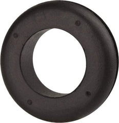 Made in USA - 1-3/4" OD, 1/2" Thick Military Specification Grommet - Buna-N Rubber, 1-3/8" Slot Diam x 1/8" Slot Width - Benchmark Tooling