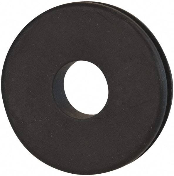 Made in USA - 1-1/2" OD, 5/16" Thick Military Specification Grommet - Buna-N Rubber, 1-1/4" Slot Diam x 1/8" Slot Width - Benchmark Tooling