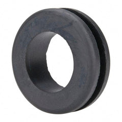 Made in USA - 1-3/4" OD, 9/16" Thick Military Specification Grommet - Buna-N Rubber, 1-3/8" Slot Diam x 3/16" Slot Width - Benchmark Tooling