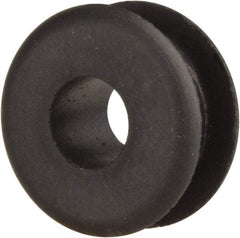 Made in USA - 5/8" OD, 5/16" Thick Military Specification Grommet - Buna-N Rubber, 7/16" Slot Diam x 3/16" Slot Width - Benchmark Tooling