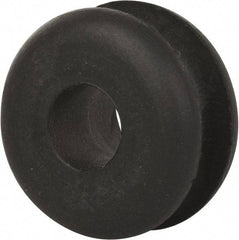Made in USA - 13/16" OD, 7/16" Thick Military Specification Grommet - Buna-N Rubber, 9/16" Slot Diam x 3/16" Slot Width - Benchmark Tooling