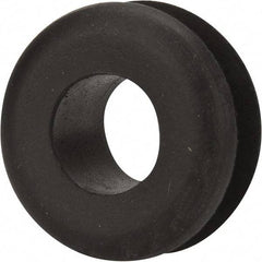 Made in USA - 15/16" OD, 7/16" Thick Military Specification Grommet - Buna-N Rubber, 11/16" Slot Diam x 3/16" Slot Width - Benchmark Tooling