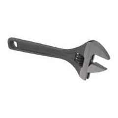 Paramount - 15/16" Jaw Capacity, 6" Standard Adjustable Wrench - Chrome Vanadium Steel, Black Finish - Benchmark Tooling