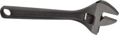 Paramount - 1-1/8" Jaw Capacity, 8" Standard Adjustable Wrench - Chrome Vanadium Steel, Black Finish - Benchmark Tooling