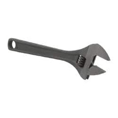 Paramount - 1-5/16" Jaw Capacity, 10" Standard Adjustable Wrench - Chrome Vanadium Steel, Black Finish - Benchmark Tooling