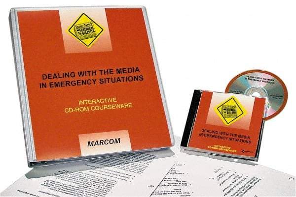 Marcom - Dealing with the Media in Emergency Situations, Multimedia Training Kit - 45 min Run Time CD-ROM, English & Spanish - Benchmark Tooling