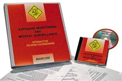 Marcom - Exposure Monitoring & Medical Surveillance, Multimedia Training Kit - 45 min Run Time CD-ROM, English & Spanish - Benchmark Tooling