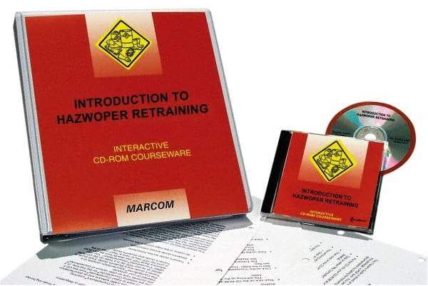 Marcom - Introduction to HAZWOPER Retraining, Multimedia Training Kit - 45 min Run Time CD-ROM, English & Spanish - Benchmark Tooling