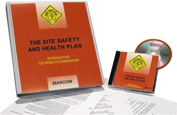 Marcom - The Site Safety & Health Plan, Multimedia Training Kit - 45 min Run Time CD-ROM, English & Spanish - Benchmark Tooling