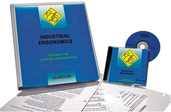 Marcom - Industrial Ergonomics, Multimedia Training Kit - 45 min Run Time CD-ROM, English & Spanish - Benchmark Tooling