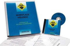 Marcom - Preventing Workplace Violence, Multimedia Training Kit - 45 min Run Time CD-ROM, English & Spanish - Benchmark Tooling