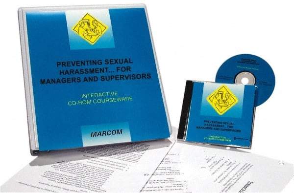 Marcom - Preventing Sexual Harassment for Managers & Supervisors, Multimedia Training Kit - 45 min Run Time CD-ROM, English & Spanish - Benchmark Tooling