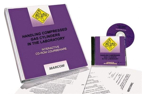 Marcom - Handling Compressed Gas Cylinders in the Laboratory, Multimedia Training Kit - 45 min Run Time CD-ROM, English & Spanish - Benchmark Tooling