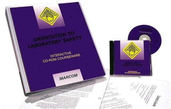 Marcom - Orientation to Laboratory Safety, Multimedia Training Kit - 45 min Run Time CD-ROM, English & Spanish - Benchmark Tooling