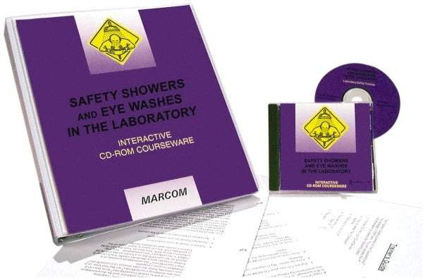 Marcom - Safety Showers and Eye Washes in the Laboratory, Multimedia Training Kit - 45 min Run Time CD-ROM, English & Spanish - Benchmark Tooling