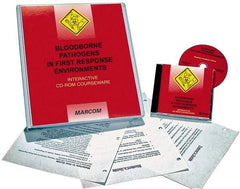 Marcom - Bloodborne Pathogens in First Response Environments, Multimedia Training Kit - 45 min Run Time CD-ROM, English & Spanish - Benchmark Tooling