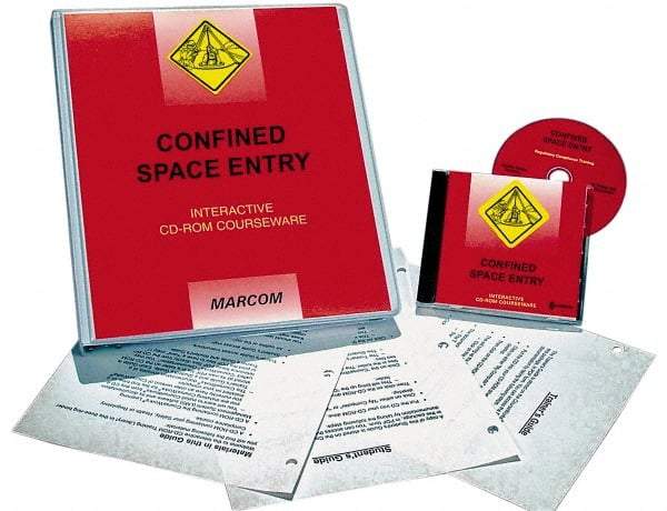 Marcom - Confined Space Entry, Multimedia Training Kit - 45 min Run Time CD-ROM, English & Spanish - Benchmark Tooling