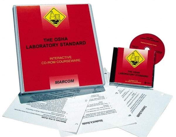 Marcom - The OSHA Laboratory Standard, Multimedia Training Kit - 45 min Run Time CD-ROM, English & Spanish - Benchmark Tooling