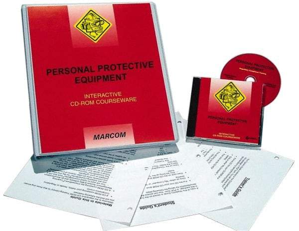 Marcom - Personal Protective Equipment, Multimedia Training Kit - 45 min Run Time CD-ROM, English & Spanish - Benchmark Tooling