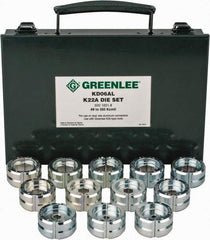 Greenlee - 8 AWG - 350 MCM Crimping Die Set - Use with Mfr's # EK628L11 - Benchmark Tooling