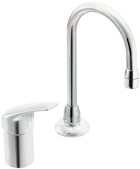 Moen - Lever Handle, Commercial Bathroom Faucet - One Handle, No Drain, Low Spout - Benchmark Tooling