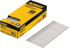 DeWALT - 18 Gauge 2" Long Brad Nails for Power Nailers - Steel, Bright Finish, Smooth Shank, Straight Stick Collation, Brad Head, Chisel Point - Benchmark Tooling