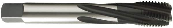 OSG - 1-1/4 - 12 UNF 5 Flute 2B Modified Bottoming Spiral Flute Tap - Vanadium High Speed Steel, Oxide Finish, 150mm OAL, Right Hand Flute, Right Hand Thread, Series 13014 - Benchmark Tooling