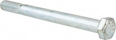 Value Collection - 3/8-16 UNC, 4-1/4" Length Under Head Hex Head Cap Screw - Partially Threaded, Grade 5 Steel, Zinc-Plated Finish, 9/16" Hex - Benchmark Tooling