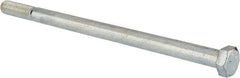 Value Collection - 1/2-13 UNC, 9" Length Under Head Hex Head Cap Screw - Partially Threaded, Grade 5 Steel, Zinc-Plated Finish, 3/4" Hex - Benchmark Tooling