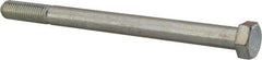 Made in USA - 5/8-11 UNC, 8-1/2" Length Under Head Hex Head Cap Screw - Partially Threaded, Grade 5 Steel, Zinc-Plated Finish, 15/16" Hex - Benchmark Tooling