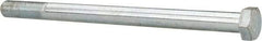 Made in North America - 5/8-18 UNF, 9" Length Under Head Hex Head Cap Screw - Partially Threaded, Grade 5 Steel, Zinc-Plated Finish, 15/16" Hex - Benchmark Tooling