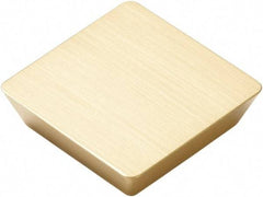 Seco - SENN120308 M12 Grade F40M Carbide Milling Insert - TiAlN/TiN Finish, 0.091" Thick, 1/2" Inscribed Circle, 0.008" Corner Radius - Benchmark Tooling