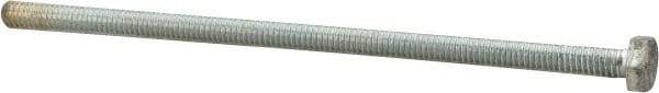 Made in North America - 5/16-18 UNC, 6-1/2" Length Under Head Hex Head Cap Screw - Fully Threaded, Grade 5 Steel, Zinc-Plated Finish, 1/2" Hex - Benchmark Tooling