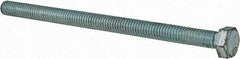 Made in North America - 5/16-18 UNC, 5" Length Under Head Hex Head Cap Screw - Fully Threaded, Grade 5 Steel, Zinc-Plated Finish, 1/2" Hex - Benchmark Tooling