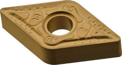 Iscar - DNMG432 GN Grade IC9250 Carbide Turning Insert - TiCN/Al2O3/TiN Finish, 55° Diamond, 1/2" Inscr Circle, 3/16" Thick, 1/32" Corner Radius - Benchmark Tooling