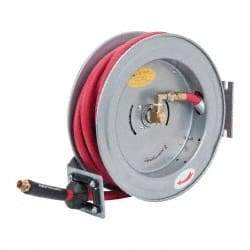 PRO-SOURCE - 35' Spring Retractable Hose Reel - 300 psi, Hose Included - Benchmark Tooling