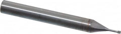 Vargus - #2-56, #3-56 Thread, 1/4" Shank Diam, Bright Coating, Solid Carbide Straight Flute Thread Mill - 3 Flutes, 2.244" OAL, #2 Min Noml Diameter - Benchmark Tooling